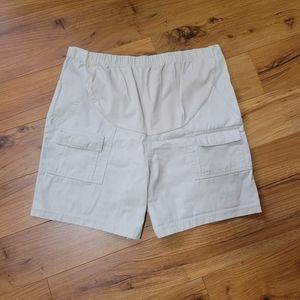 Soon To Be Maternity Khaki Shorts Size Large